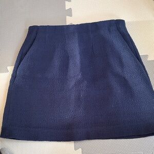 Aritzia Navy Pencil Skirt